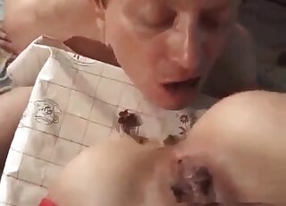 A submissive person knows what to do on the knees